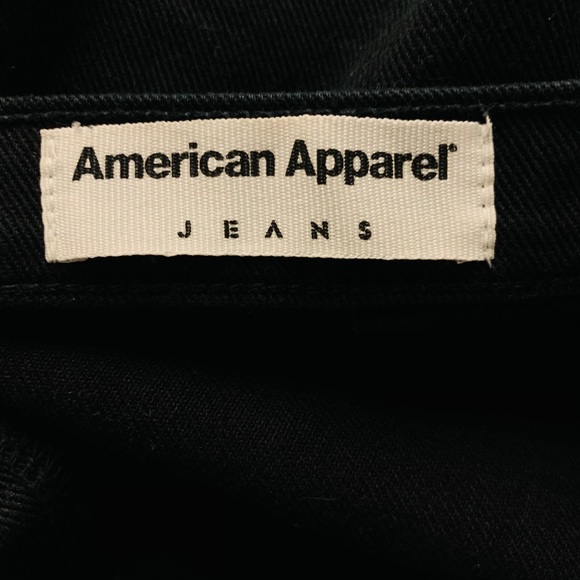 American Apparel Black denim A-line Skirt 🖤 - Picture 4 of 4